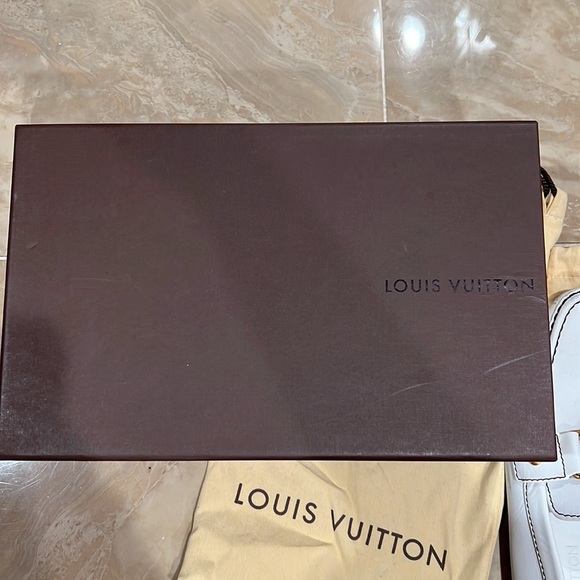 Authentic Louis Vuitton White Monte Carlo Loafers - Picture 9 of 11